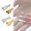 (Silver 6.3mm)Electronics Tinned Copper Spade Terminal Connectors Applications Automotive 6