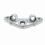 Motorcycle Handlebar Clamp with Nuts compatible with 50cc Bikes & Accessories 2