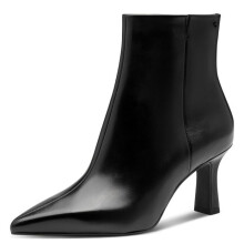 Femme Bottine - TAMARIS - Noir - Cuir - Zip