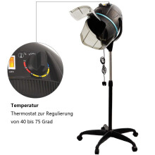 Cagoule sèche-cheveux professionnelle, support de salon de coiffure, réglable en hauteur