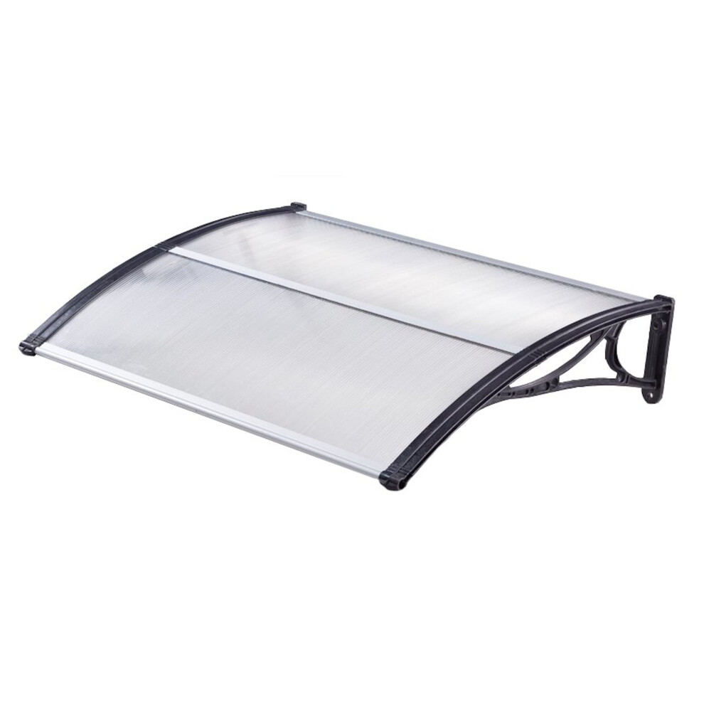 Oypla Outdoor Door Canopy Porch Awning Rain Shelter Cover 120X80cm