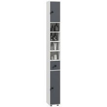 Columna de Baño Gris 20 x 20 x 180 cm