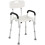 Homcom Silla de Ducha Blanco 47 x 50 x 87 cm 1