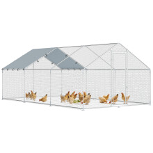 Gallinero para Exterior Gris 300 x 510 x 190 cm