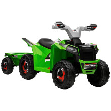Quad Eléctrico Infantil Verde 106 x 41.5 x 48.5 cm