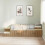 VidaXL vidaXL Storage Bed Frame Artisan Oak 80 cm Engineered Wood 4