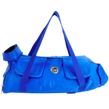 (Blue, M) Comfortable Ergonomic Breathable Cat Restraint Bag for Grooming Vet & Walks - Pet Carrier