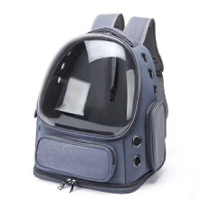 (D) Airline Approved Cat Backpack Bubble Window Breathable Foldable Small Pets Hiking Outdoor