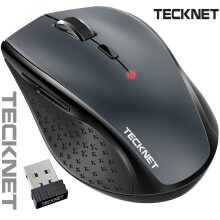 TECKNET 3000DPI Bluetooth Mouse Wireless Cordless Optical Mice For Mac PC Laptop