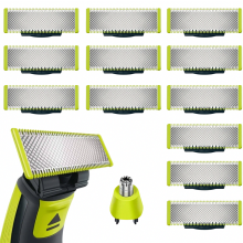 (Blade, 12 Blades + Nose) Yhteensopiva Philips OneBladen kanssa