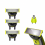 (360 Blade, 3 Blades + Nose Trimmer) Compatible with Philips OneBlade 1