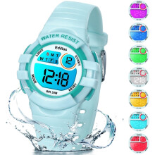 Kids Boys Girls Analogue Digital Sports Watches Waterproof Date Alarm Stop watch