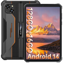 OUKITEL RT3 PRO Rugged Tablet 5150mAh 8 Inch Dual SIM 128GB+16GB Android 14 NFC
