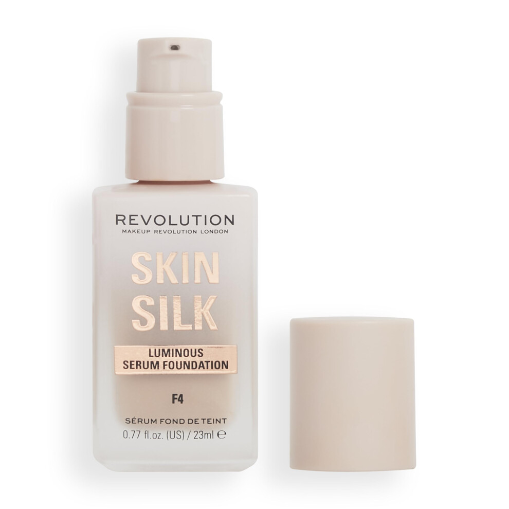Revolution Beauty London Revolution Beauty Skin Silk Serum Foundation, F4, Women - Image 6