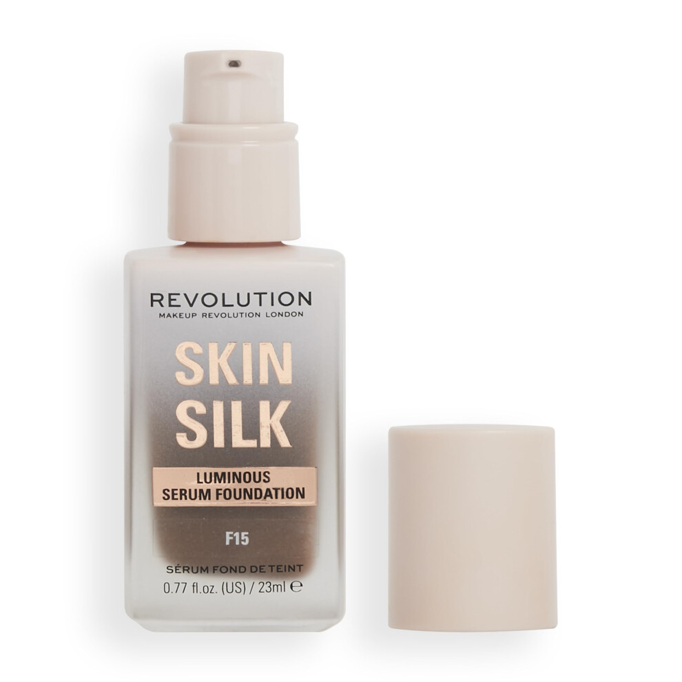 Revolution Skin Silk Serum Foundation Light Illuminating Foundation Shade F15 23 Ml - Image 4