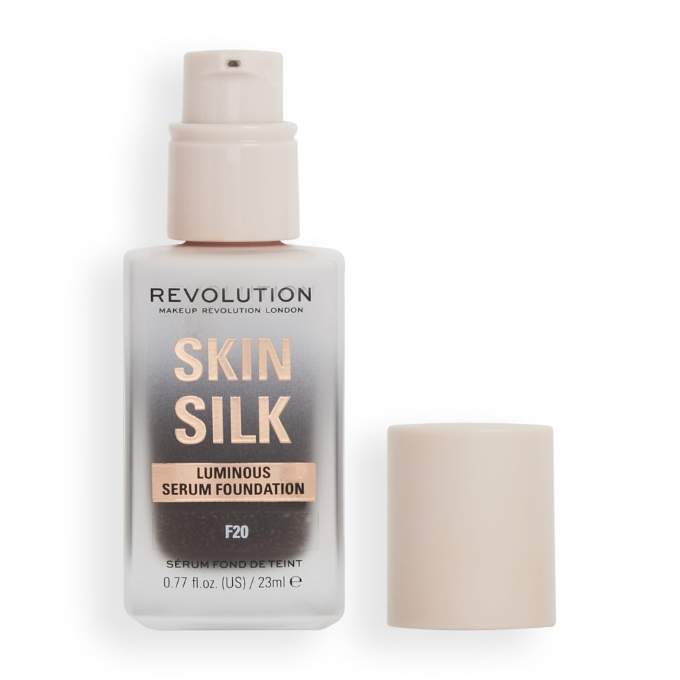Makeup Revolution Silk Serum Foundation 23ml (Various Shades) - F20 - Image 4
