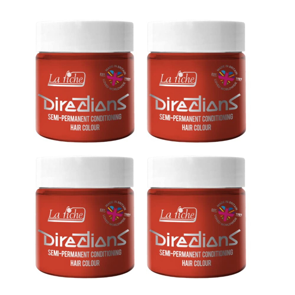 La Riche 4X Directions Semi-Permanent Hair Color 100Ml Tub - Tangerine