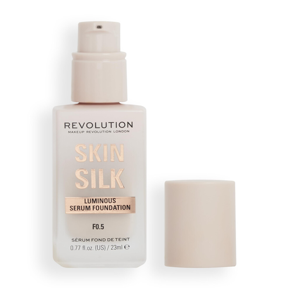 Revolution Skin Silk Luminous Serum Foundation F0.5 - Image 8