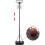 Freestanding Netball Post 245.5-305 cm Height Adjustable Portable w/ Wheels 1