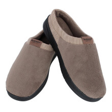 Isotoner Men's Microterry Jack Hoodback Slipper