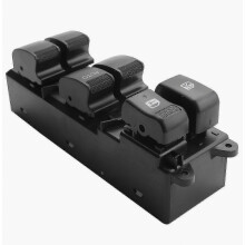 Interruttore alzacristalli elettrico anteriore per lato guida, pannello nero di ricambio per Isuzu D-Max 2012-2019