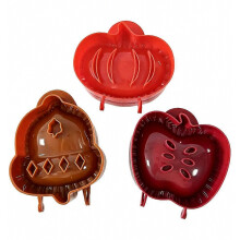 Herbstliches Handpasteten-Formset mit Apfel- und Kürbisdesign, gezackten Rändern, Backwerkzeug für selbstgemachte Pasteten und Desserts