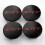 4 coprimozzi da 63 mm per cerchi, compatibili con Dodge Nitro, Caliber, Challenger, Charger, Journey, Caravan e Durango 1