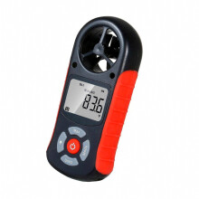 Anemometro portatile per velocità del vento, temperatura, umidità, pressione e altitudine, strumento per escursionismo e campeggio, multicolore