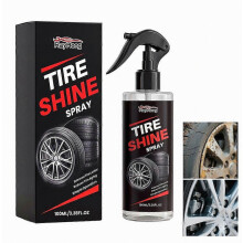 Tire Shine Cleaner and Dressing Deep Conditioning Polish for Rubber Tires with Long-Lasting Gloss and Protection