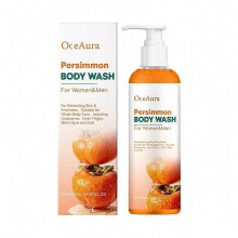 Persimmon Shower Gel 100ml Natural Gentle Hydrating Deodorant Body Wash for Daily Freshness Sensitive Skin