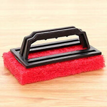 2 Pieces Red Pool Cleaning Tools Manual Sponge Brush Hand Board Brush High Density Absorbent Swimming Pool Accessories