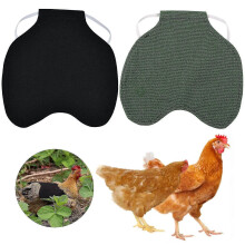 Lot de 2 harnais-selle pour poules, protection contre les plumes et les plumes du dos et des ailes.