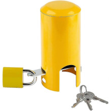 Verrou de robinet d'eauCouvercle de protection antivol et sécurisé pour robinet d'arrosage, à l'épreuve des enfants, en métal