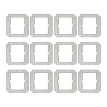 Lot de 12 patins de rechange pour aspirateur robot Ecovacs Winbot Mini