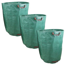 Lot de 3 sacs poubelle de 300 L en PP 150 g/m² autoportants - Linxor