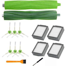 Kit de 14 pièces de rechange pour aspirateur iRobot Roomba séries I7, I3, I6, E5, E6 et E7 : brosses latérales et rouleaux.