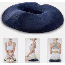 Donut Tailbone Pillow for Pain Relief, Hemorrhoid Support Cushion for Bed and Chair Use