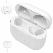 Earphone Charging Case with 450mAh Wireless Charging, Bluetooth Sync and Quick Pairing Support