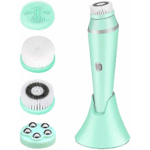 4 In 1 Waterproof Electric Facial Cleansing Brush for Deep Cleansing, Gentle Exfoliation, and Daily Skincare