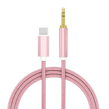 USB Typ C auf 3,5 mm AUX-Audiokabel Headset Lautsprecher Kopfhörer Adapter Auto AUX für FAN2321