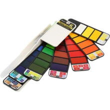 Aquarellfarben-Set – 42 Farben – Faltbar – Mit Wasserpinsel – Für Erwachsene