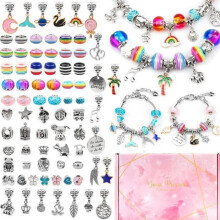 Armbandenmaakset voor meisjes, sieraden- en kralensets voor kinderen, sieradencadeaus voor meisjes van 5-12 jaar