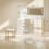 Homcom HOMCOM Dressing Table with LED Mirror and Stool, Drawers, Vanity Desk, White 3