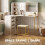 Homcom HOMCOM Dressing Table with LED Mirror and Stool, Drawers, Vanity Desk, White 6