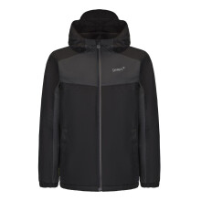 (9-10 Years, Black) Gelert Boys Waterproof Full Zip Raincoat