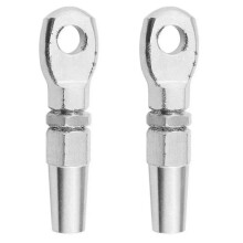 cosses à œillet sans sertissage en acier inoxydable 316 de qualité marine pour câble ou corde, pour gréement DIY