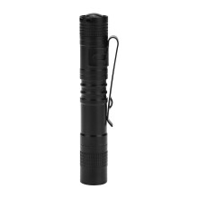 Lampe torche LED miniature 317-XPE noire, haute luminosité, durable, à piles, pour usage extérieur
