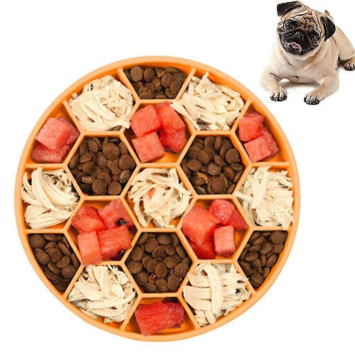 Gamelle interactive anti-glouton pour chiens mangeurs rapides