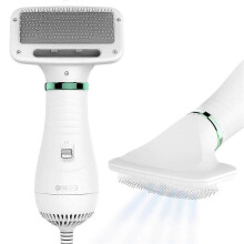 Sèche-poils 2 en 1 300 W pour petits chiens et chats - Faible niveau sonore