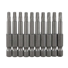 6,3 mm Sechskantschaft, 4 mm T20 Torx-Bits mit magnetischer Spitze, 10 Stück